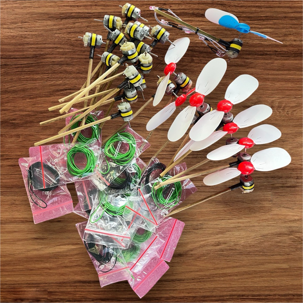 [PROMO] Dinamo balap mini layang-layang 9-12 volt dan kipas balap baling-baling layangan satu set ti