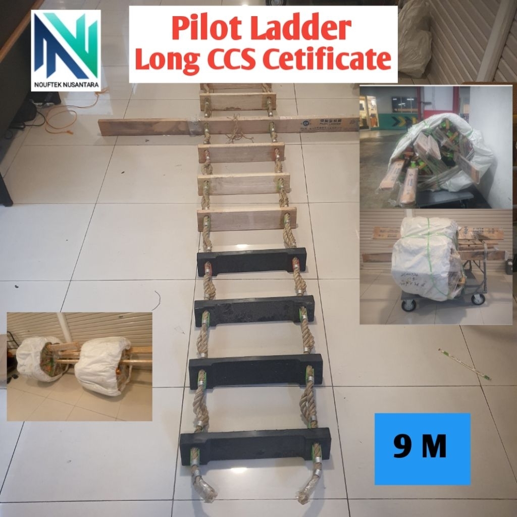 Pilot ladder 9m tangga pandu tangga monyet long CCS Sertifikat