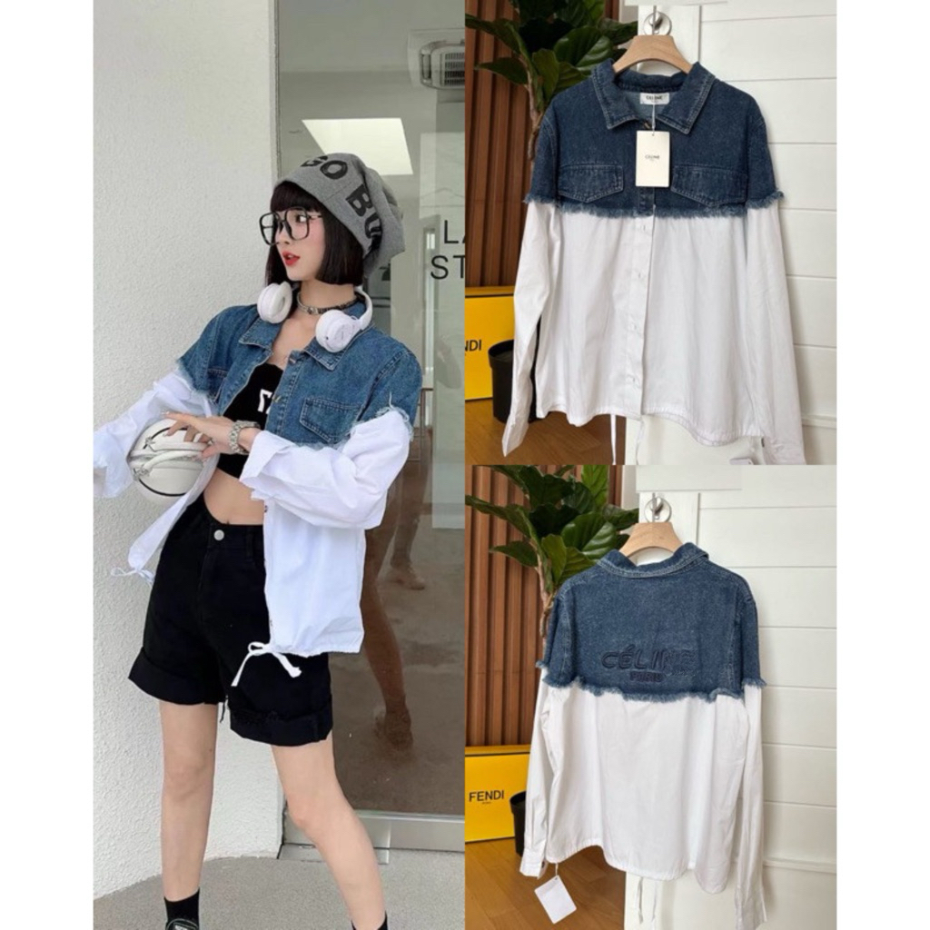[New] Kemeja Celin Denim