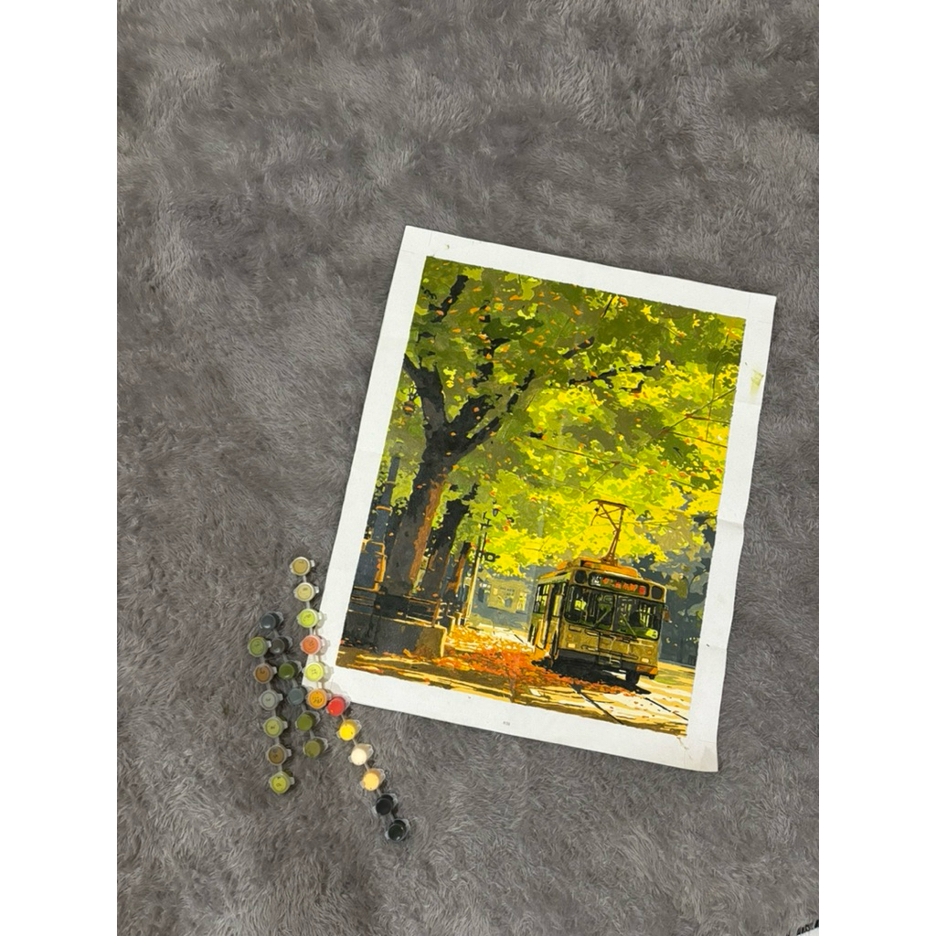 [Painting] Under the tree 40x50 cm