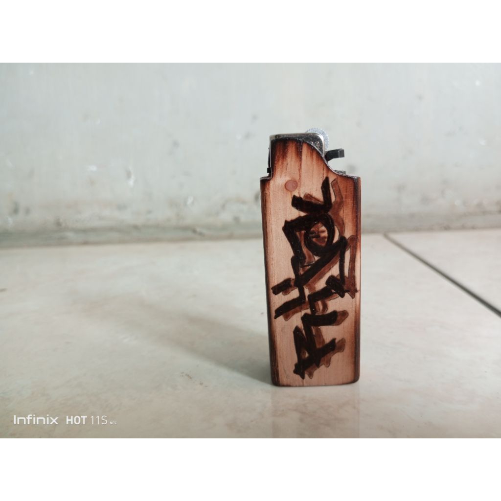 casing korek kayu custom nama
