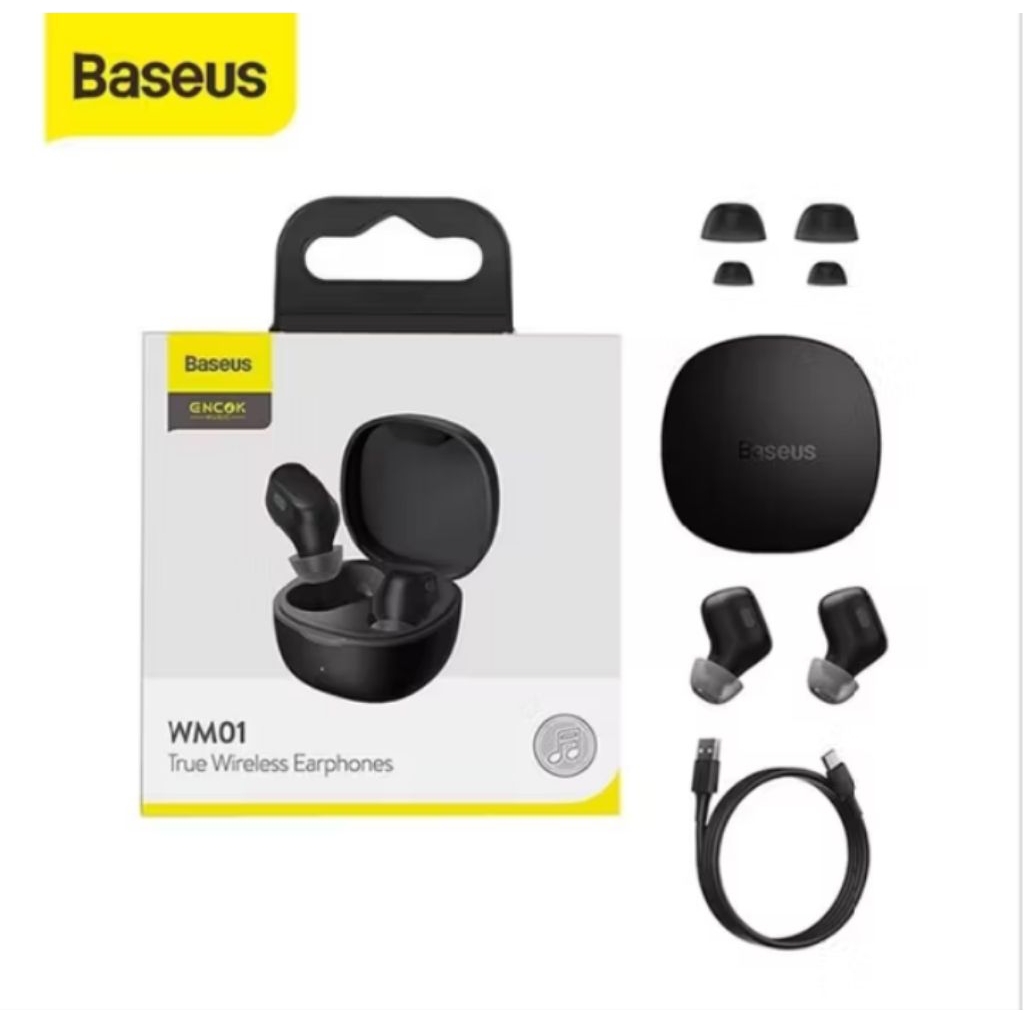Tws Baseus Encok WM01 headset bluetooth