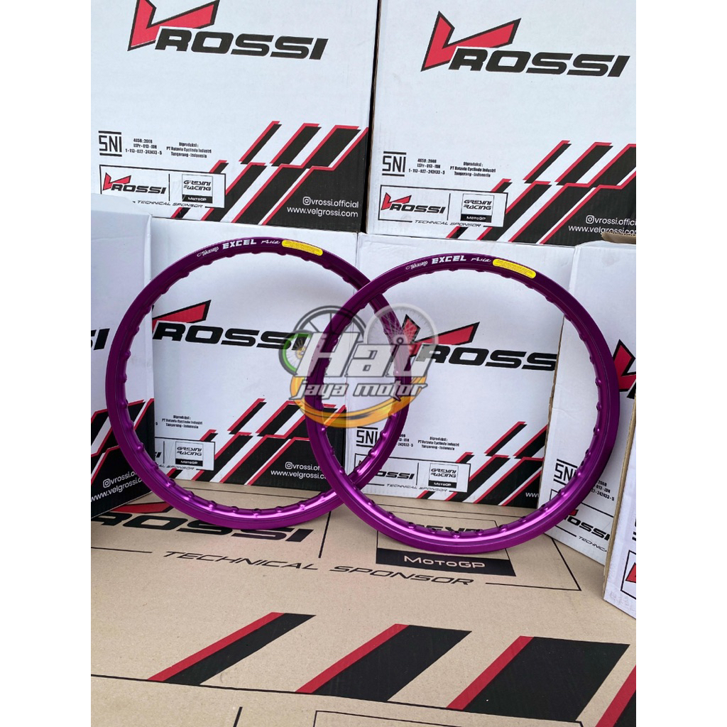 Velg V Rossi Ungu violet ring 14/17 uk 120/140/160 Custom stiker takasago excel asia