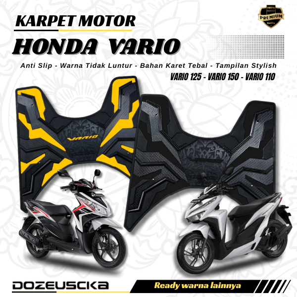 Dozeuscka Karpet Motor VARIO 2006 - 2025 || Aksesoris Karpet Honda Vario 110cc - Vario 125cc - Vario