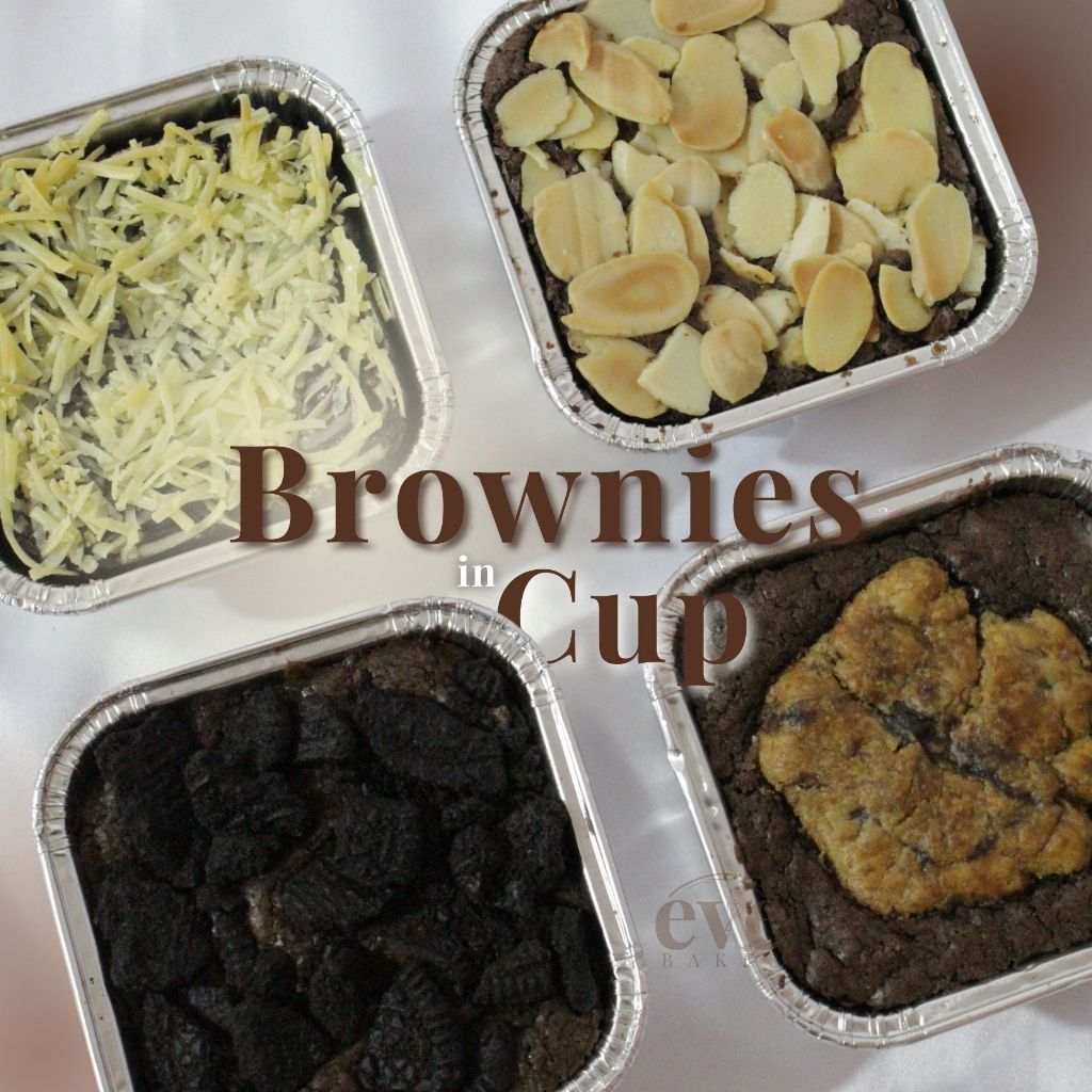 Brownies in Cup - Fudgy Brownies by Eve Bakes Jogja