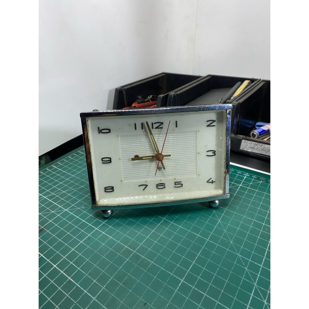 Jam Weker Jam Meja Beker Lawas Dekorasi Vintage