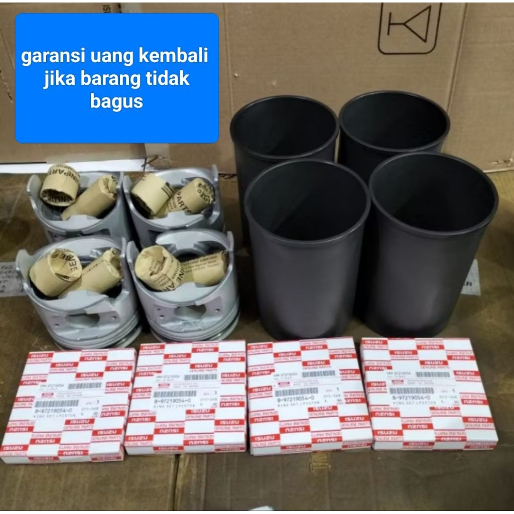 piston + Ring + Liner Isuzu Nmr71 euro 2
