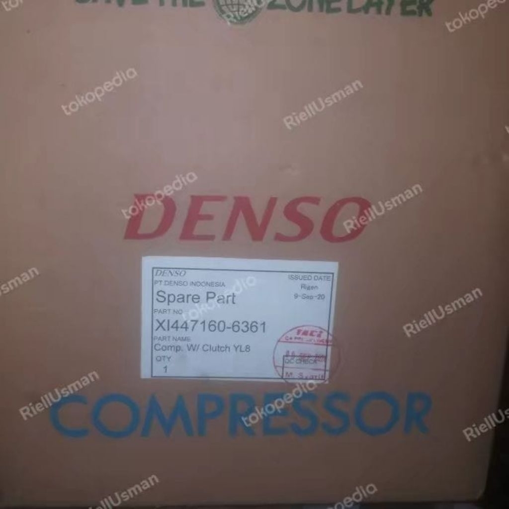 Compressor AC Assy Suzuki Ertiga old Doubel Blower Denso