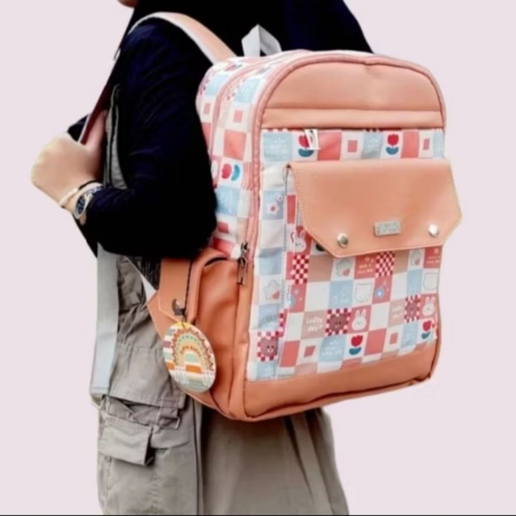 Rumah Warna Tas Ransel Halinka