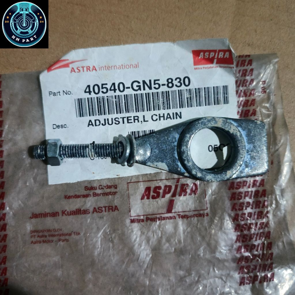 40540-GN5-830 setelan rantai adjuster chain assy kiri astrea grand legenda supra x fit original astr