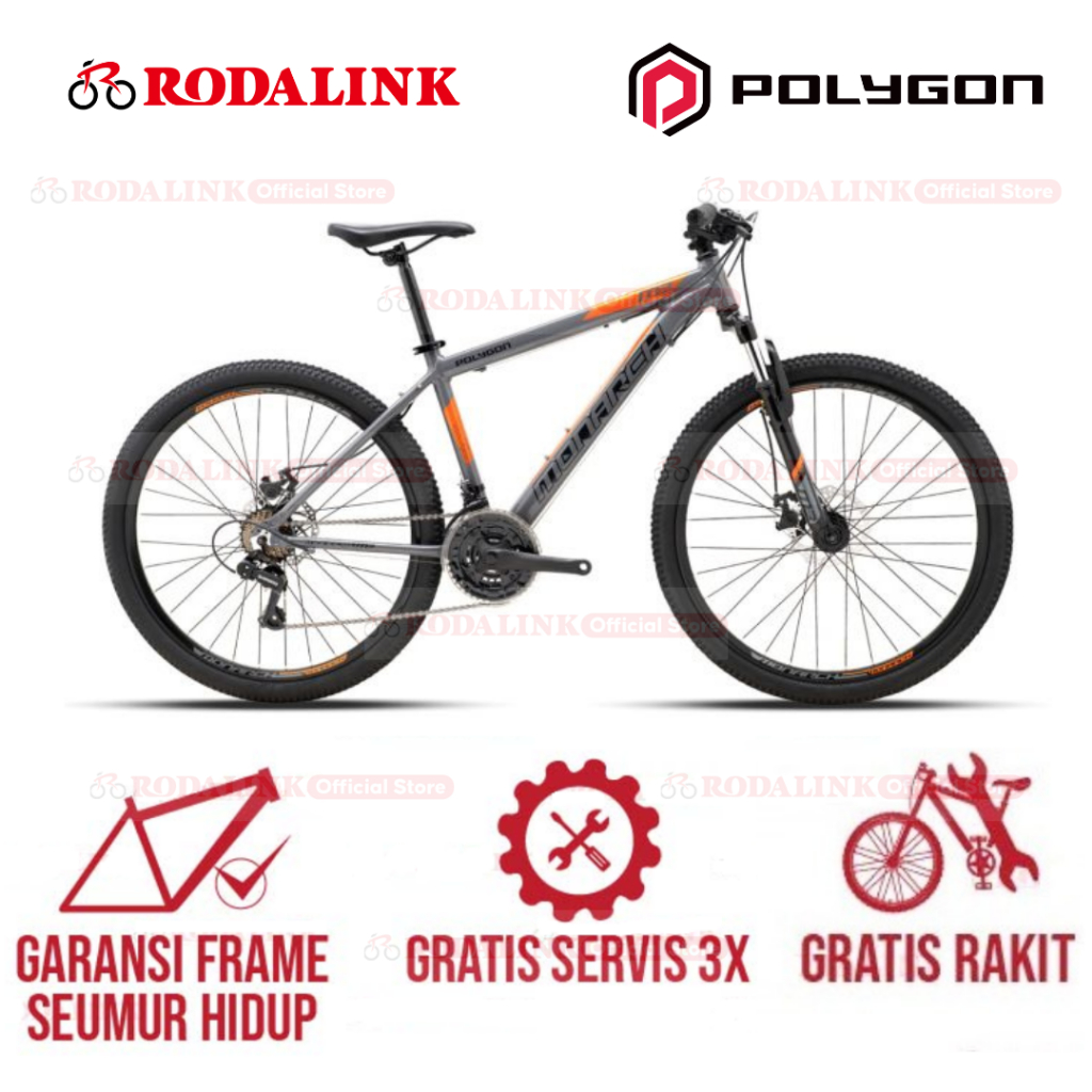 Polygon Sepeda Gunung MTB Monarch M3 26"