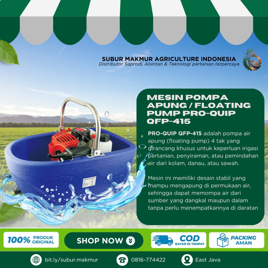 FLOATING PUMP QFP 415 4T PROQUIP