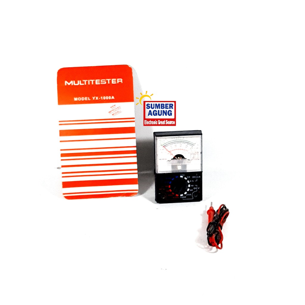 Multitester Multimeter Mini Analog YX-1000A YX 1000A Avometer 1000 A Pengukur Arus Jarum Tester List