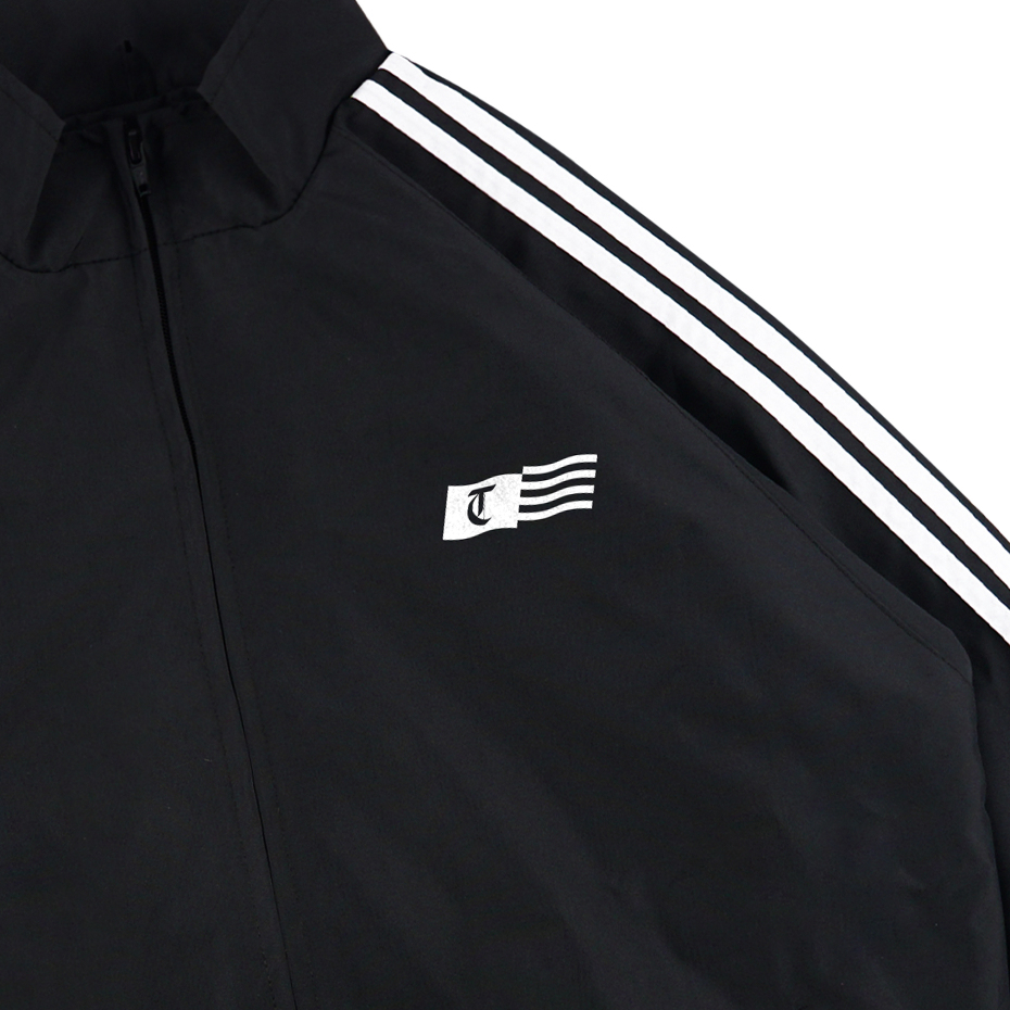Troy Company Jacket Tracktop Black Trace Flag - Jaket Tracktop Hitam JTT 3316