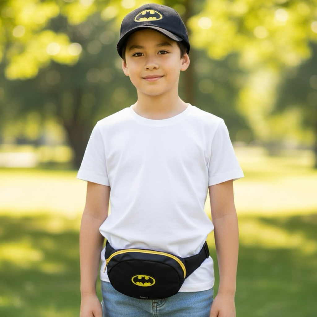 Tas Pinggang Anak Laki Laki Motif Batman Minion Astronout Keren