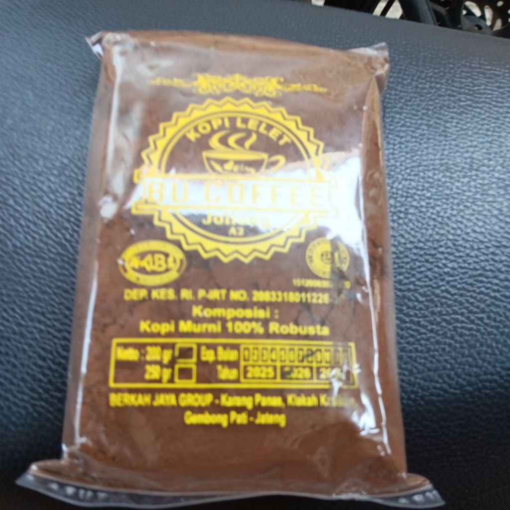 Kopi bubuk / Kopi lelet 200 gr khas jolong pati jawa tengah