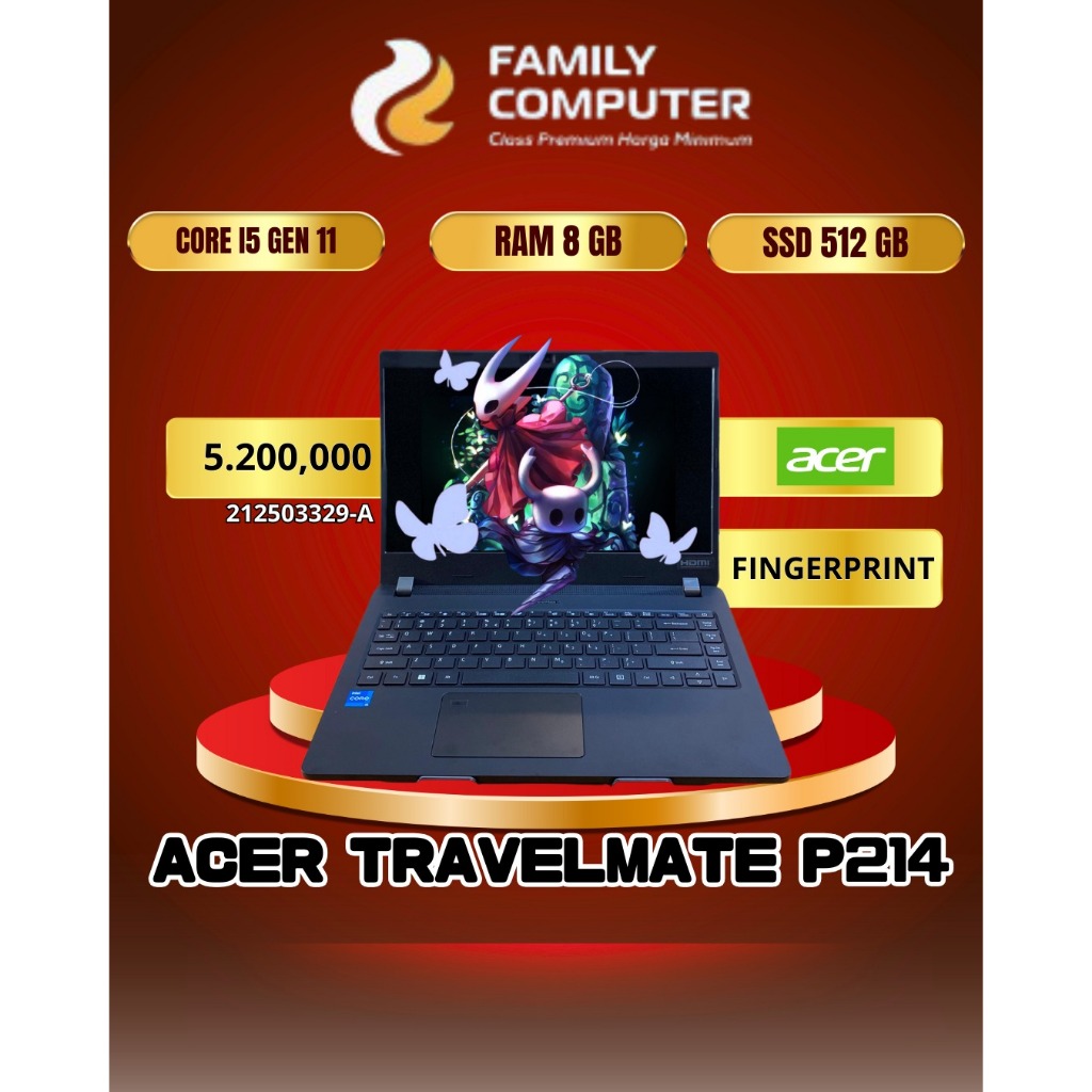ACER TRAVELMATE P214 | CORE I5 GEN 11 | RAM 8GB | SSD 512GB