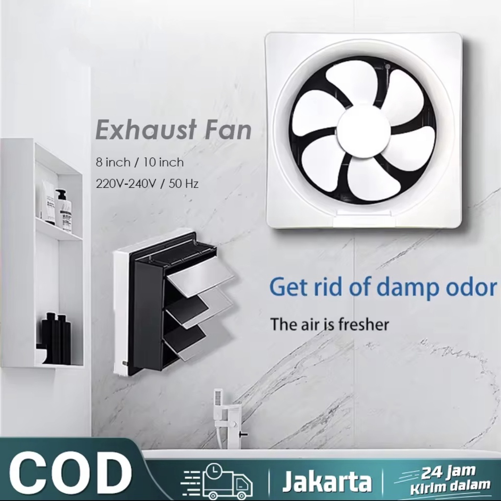 Hexos Dinding 10 INCH Penyedot udara / Pendingin Ruangan / Kipas Hexos 10"