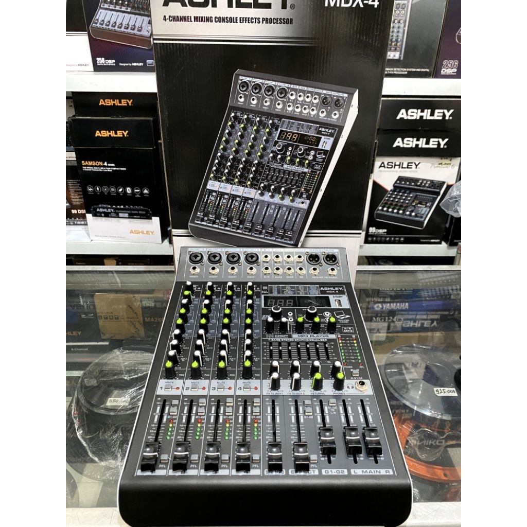 Mixer Ashley 4 Channel MDX4 Mixer Murah