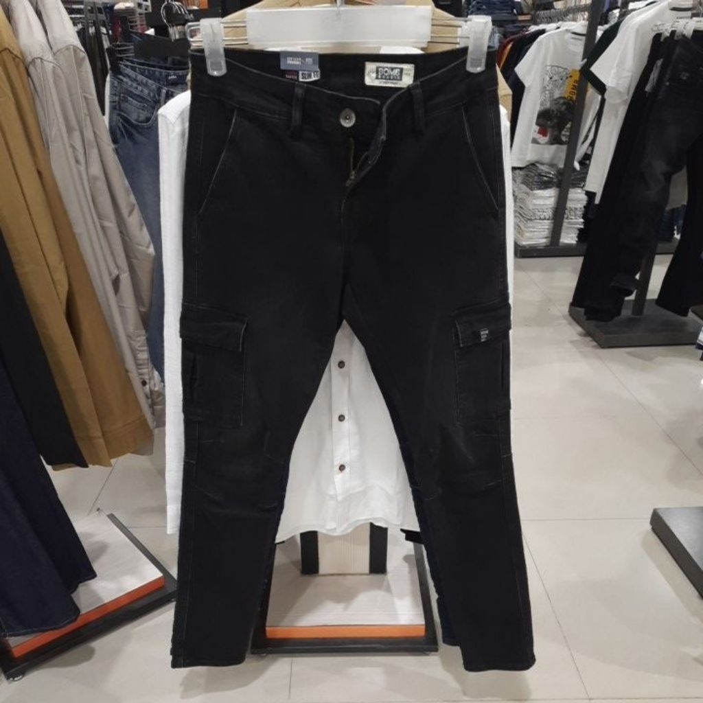 Bombboogie celana jeans cargo slimfit original matahari