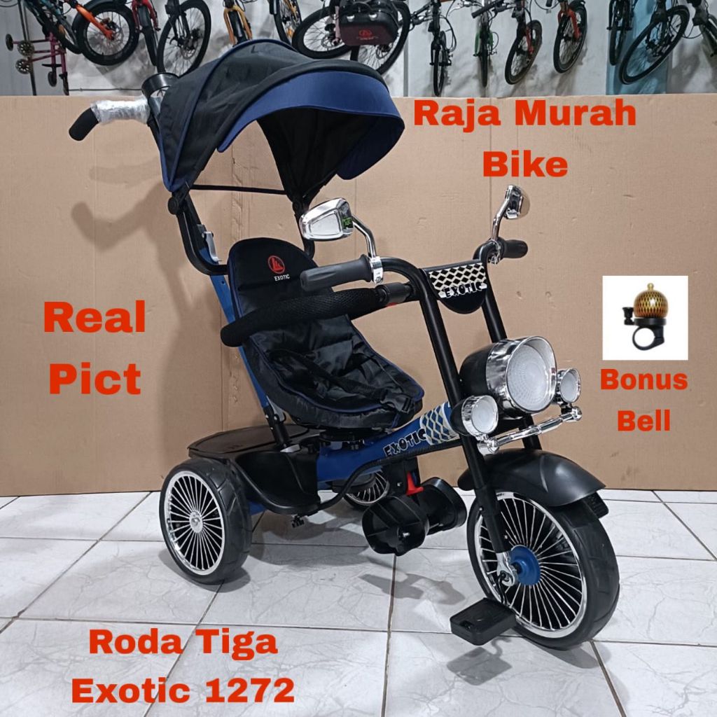 Sepeda Anak Roda Tiga Exotic ET-1272 Sepeda Roda Tiga Exotic 1272