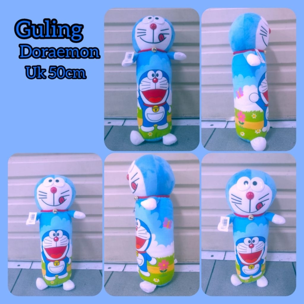 Boneka guling doraemon gambar printing  guling karakter doraemon bantal guling doraemon terbaru baha
