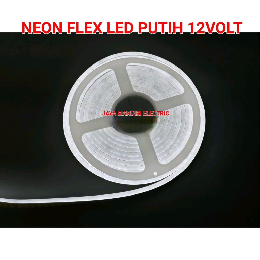 Lampu Led Neon Flex Strip Felxible 5m Kuning 5 Mtr Led Selang Neon 5 meter DOT LESS Dc 12v Ip 65 Put