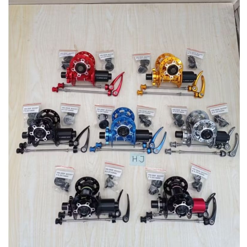 Hub Freehub Strummer MT350 BOOST 32H QR 6 Bolt. include QR Dan adaptor TA