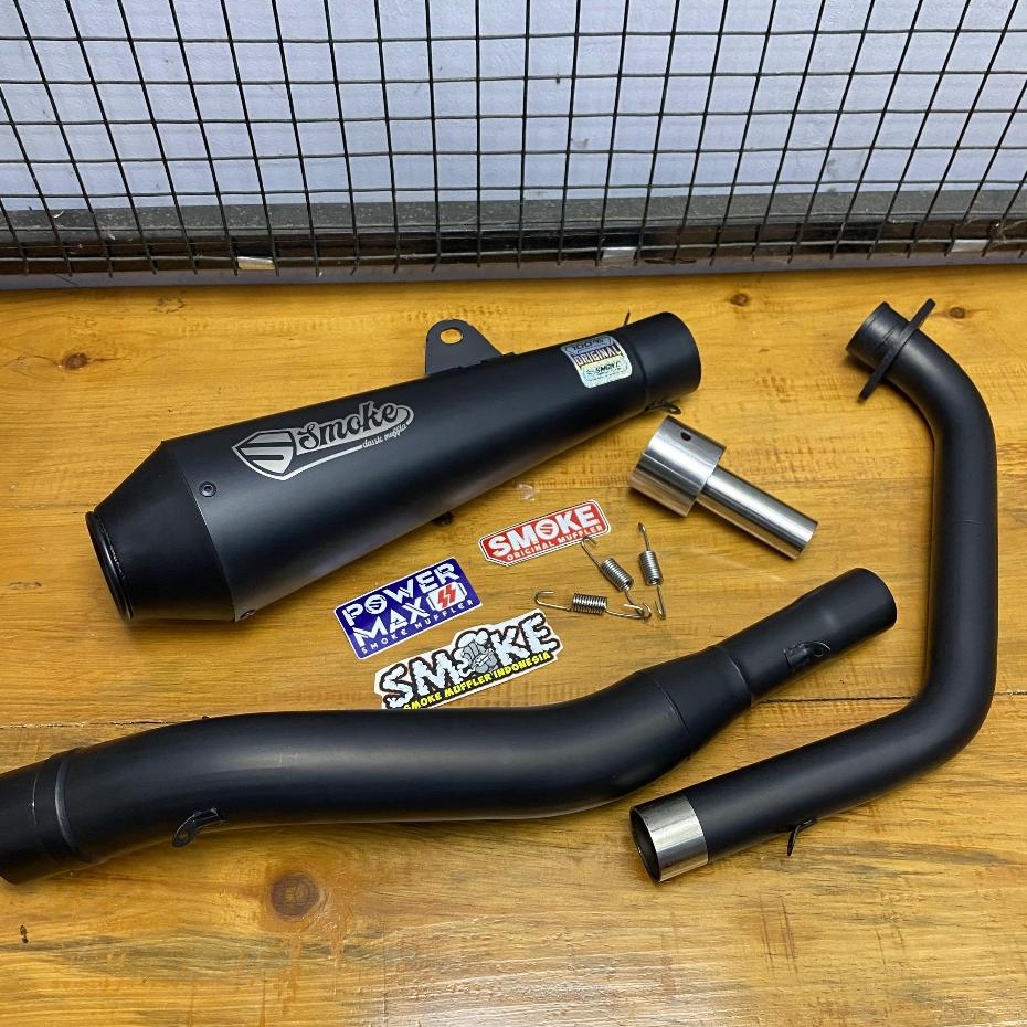 Knalpot Yamaha Xsr 155 Full System SMOKE MUFFLER