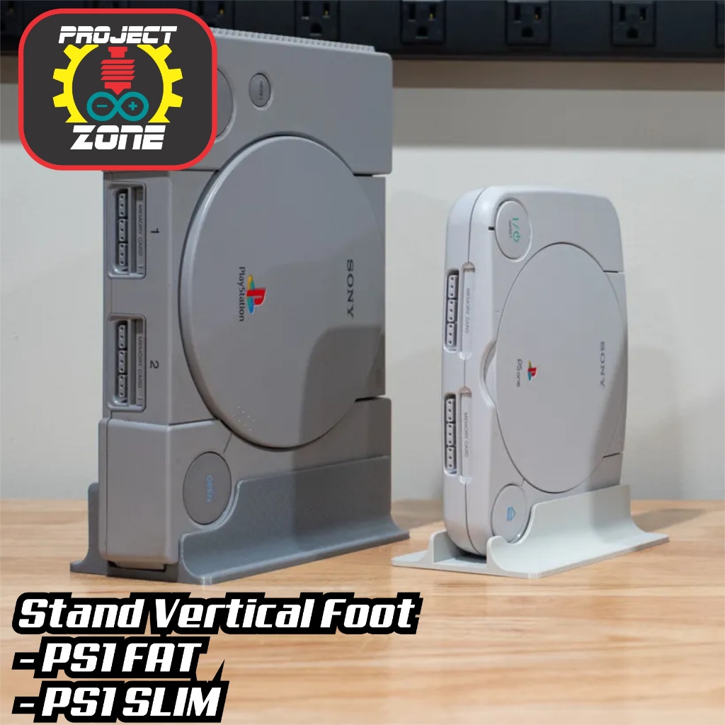 Stand Vertical Foot Kaki Berdiri Playstation 1 PS1 FAT dan SLIM