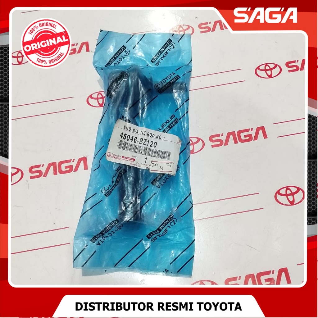 SAGA | Tierod Tie Rod Depan Kanan/Kiri New Avanza Xenia 45046-BZ120 / 45047-BZ120