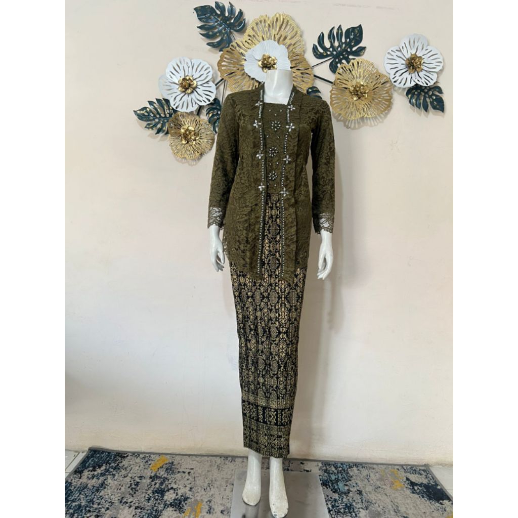 SETELAN PLISKET KUTU BARU BROKAT PAYET/KUTU BARU PAYET MODERN/KEBAYA WISUDA/KEBAYA PESTA/KEBAYA KEKI