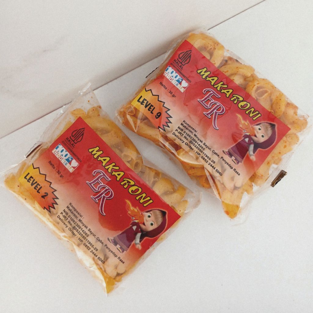 Makaroni Pedas Er Marsha Level 1-10 isi 24pcs