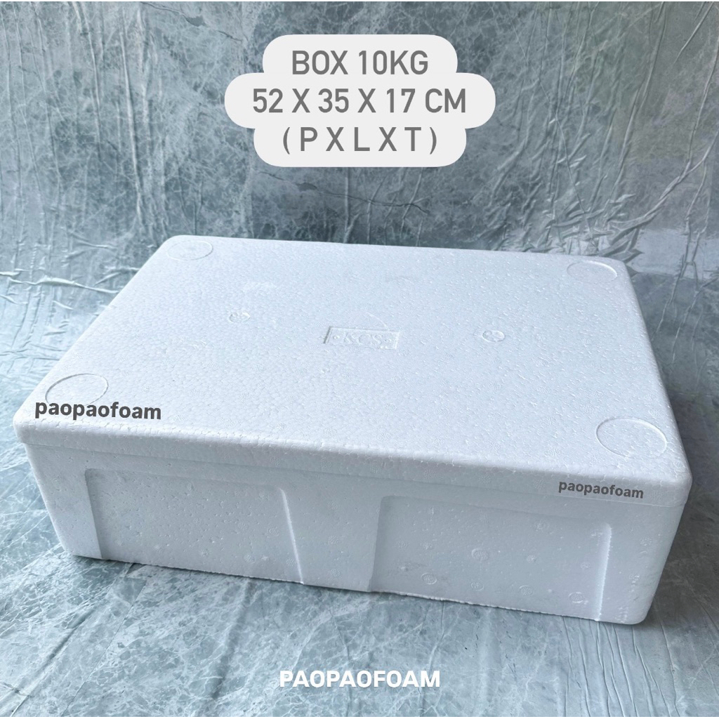 Box Es 10kg / Box Es Styrofoam / Box Ikan ICE BOX STYROFOAM / Box Gabus 52x35x18cm
