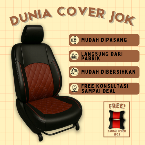 Sarung Jok Mobil Calya Sigra Avanza Mobilio Innova Livina 3 Baris Bahan Force / MTX