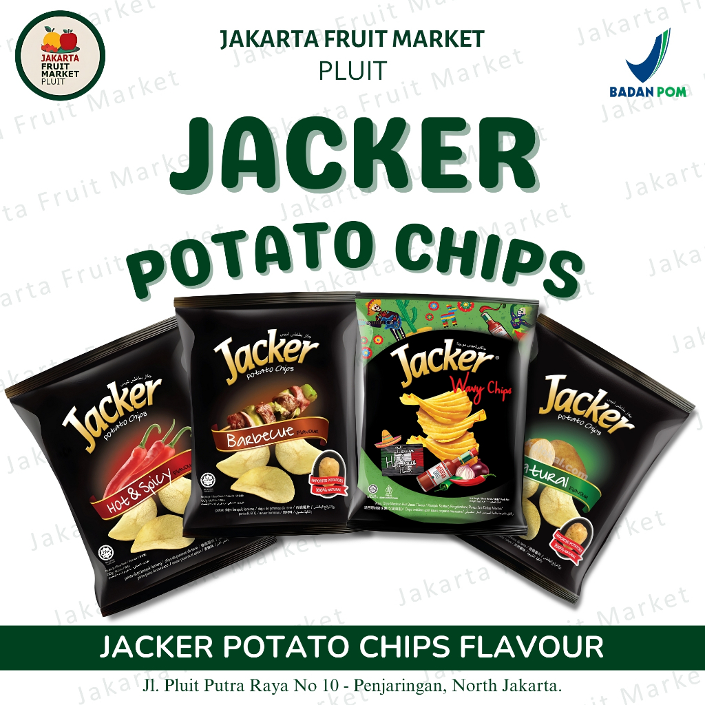 Keripik Kentang Jacker Potato Chips All Variant