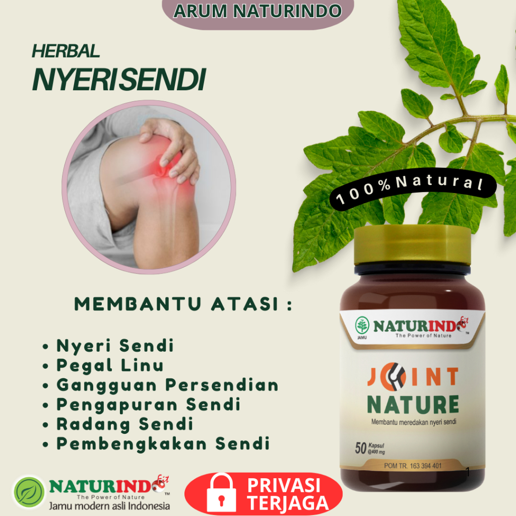 Herbal Nyeri Radang Pembengkakan Sendi Nyeri Sendi Lutut Pengapuran Tulang Pereda JOINT NATURE  JOIN