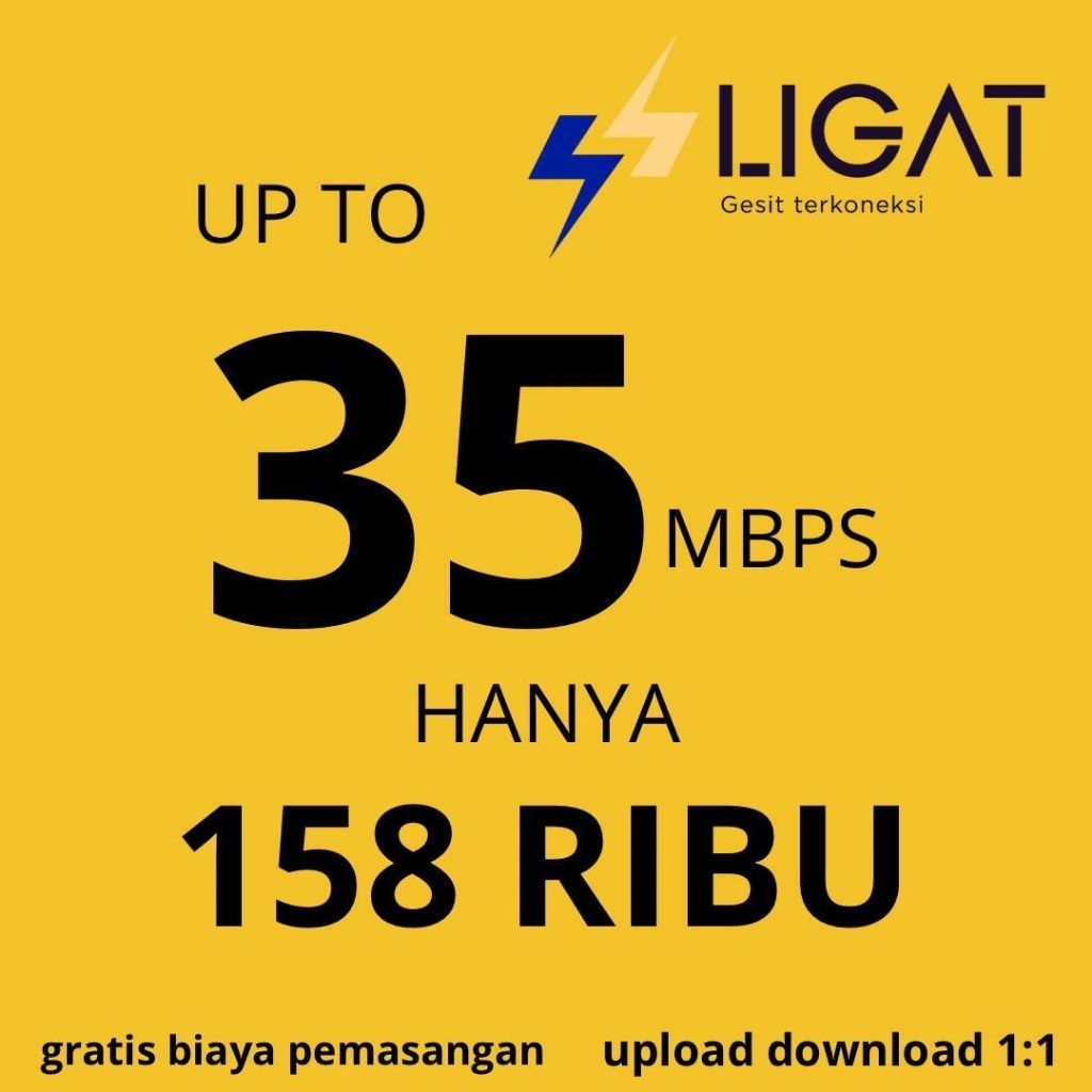 paket berlangganan wifi 35 Mbps 1 tahun