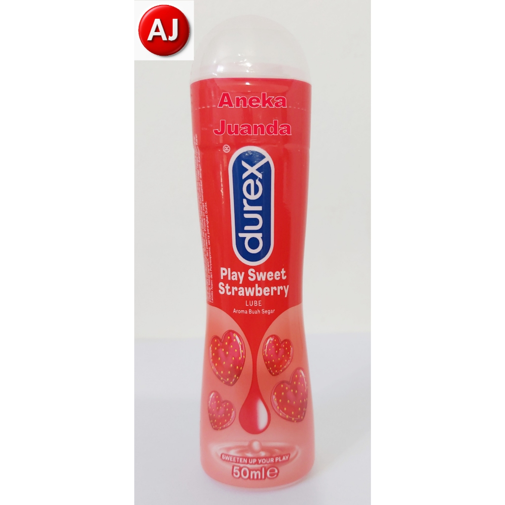 Fish Yummy Durex Play Sweet Strawberry Pelumas Gel Pria Dan Wanita 50Ml