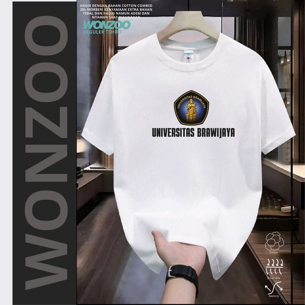 KAOS UNIVERSITAS BRAWIJAYA BAJU TSHIRT UNIVERSITY BRAWIJAYA - PREMIUM QUALITY