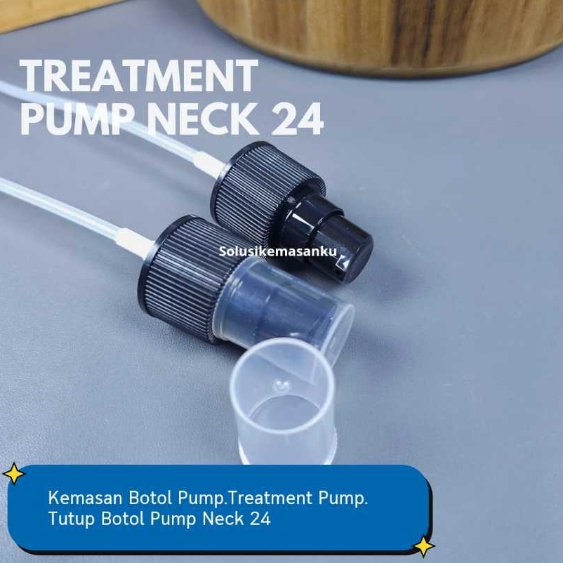 Tutup Treatment Pump  Halfcap Neck 24 MM / Tutup Botol Treatment / Tutup Botol Pump