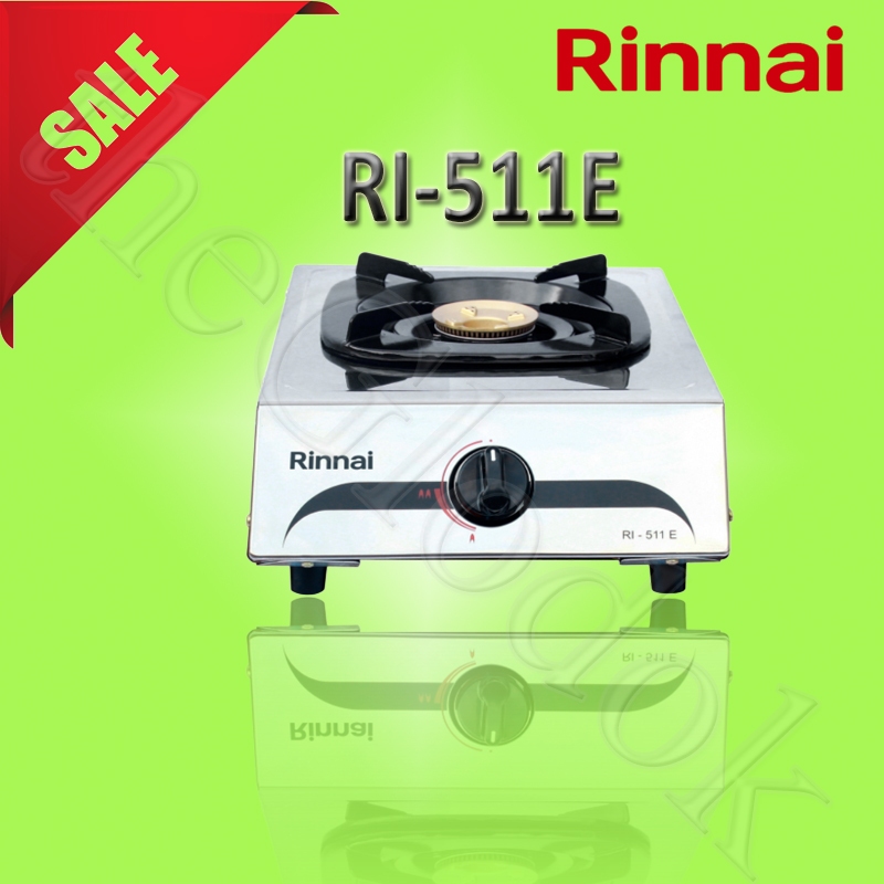 Rinnai RI 511E Kompor Gas 1 Tungku ri511e stainless 511 e api ekonomis rinai r1511