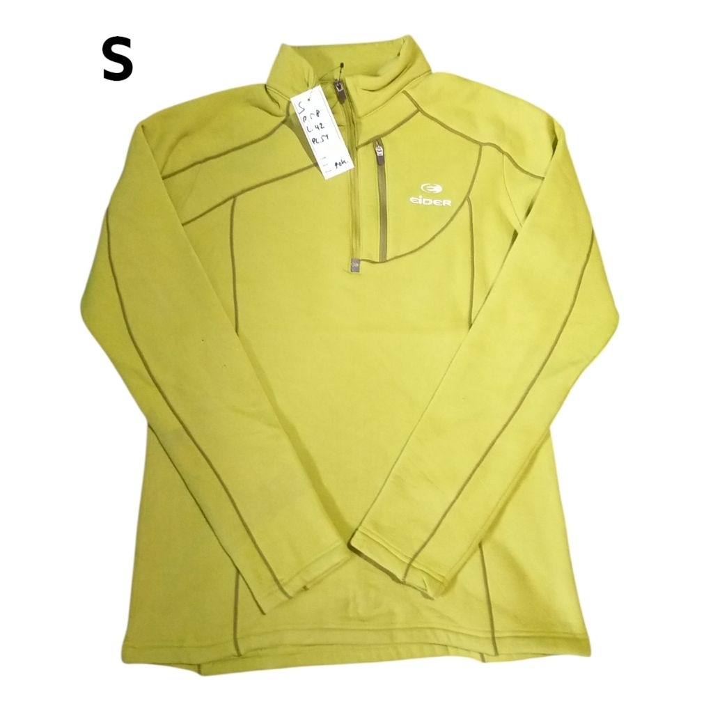 Eider size S baselayer outdoor second inner pollar tebal kaos gunung bekas baju half zip sweater