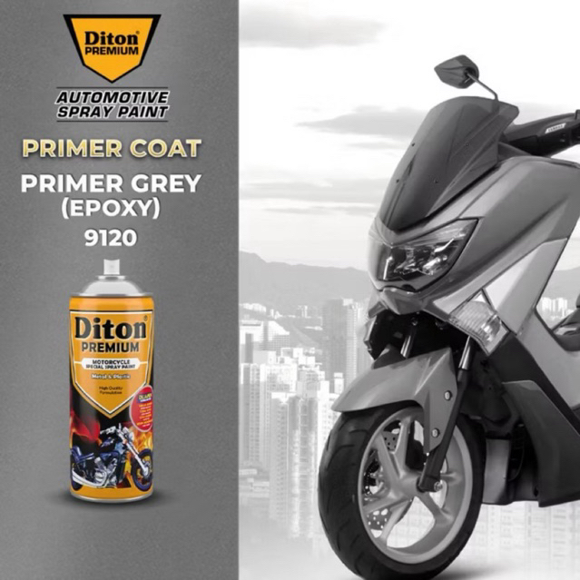 DITON PREMIUM 9120 PRIMER GRAY (400CC) EPOXY | CAT SEMPROT PILOX PYLOX MOTOR MOBIL HELM TERMURAH GRO