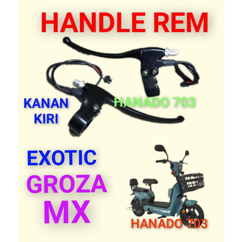 handle rem exotic groza mx handle rem sepeda listrik exotic groza mx