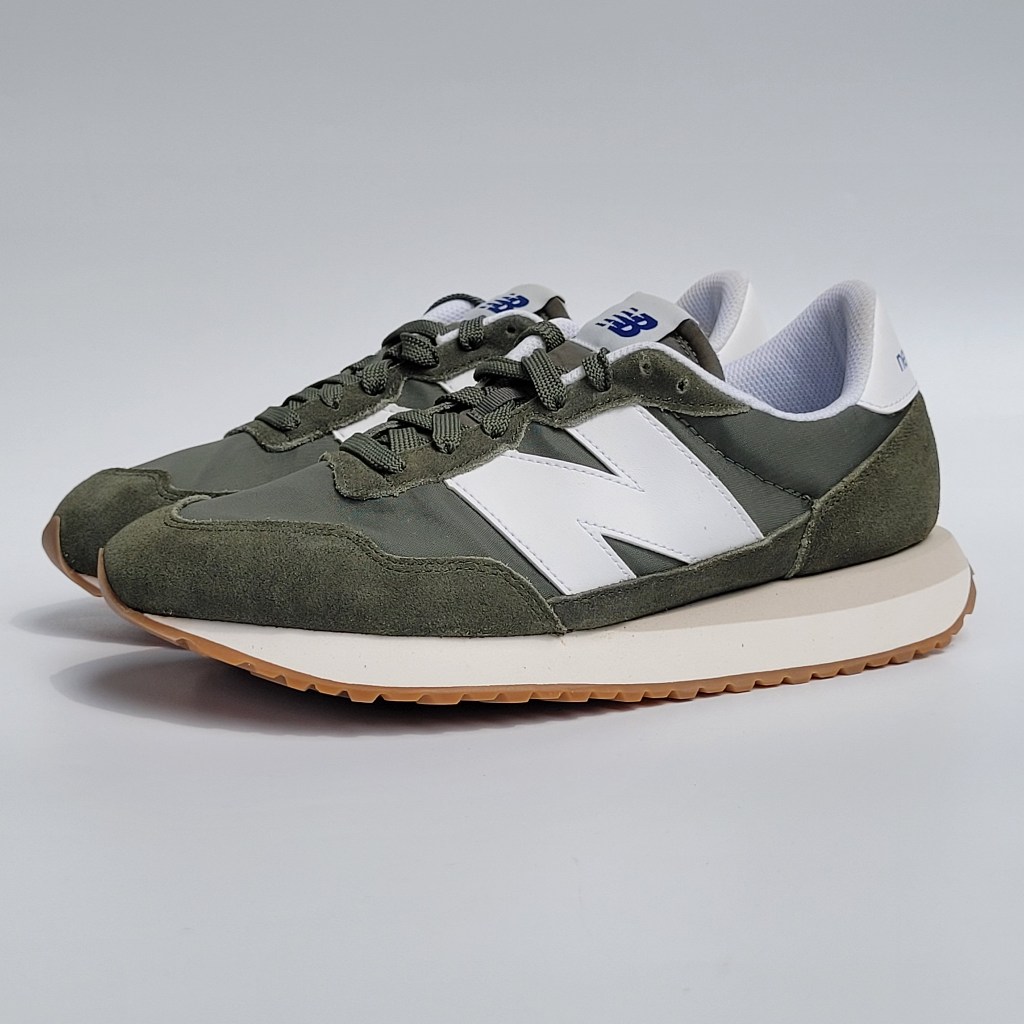 Sepatu Casual Pria Sneakers New Balance NB 237 Original 100% Ori BNIB Green Sneaker