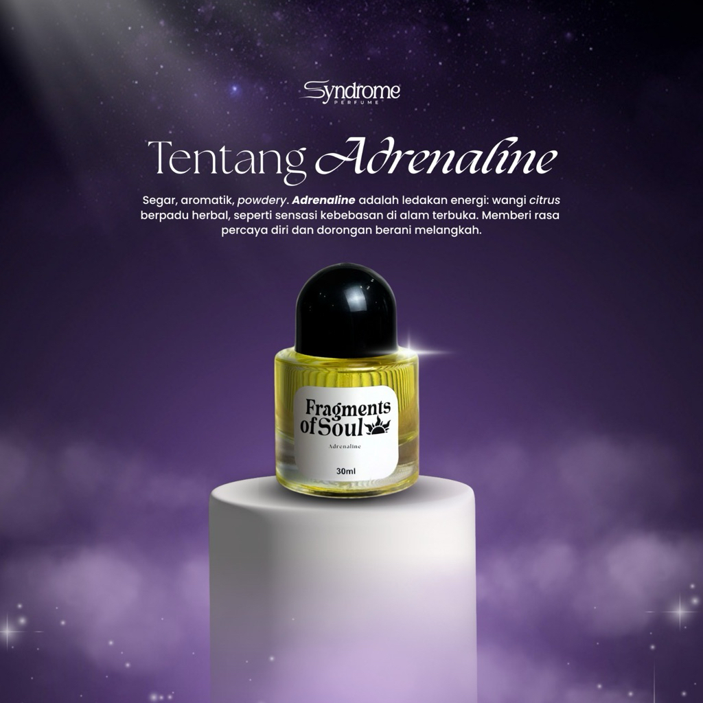 Adrenaline 30ml Extrait de Parfum [ Syndrome Perfume - Fragments of Soul ]