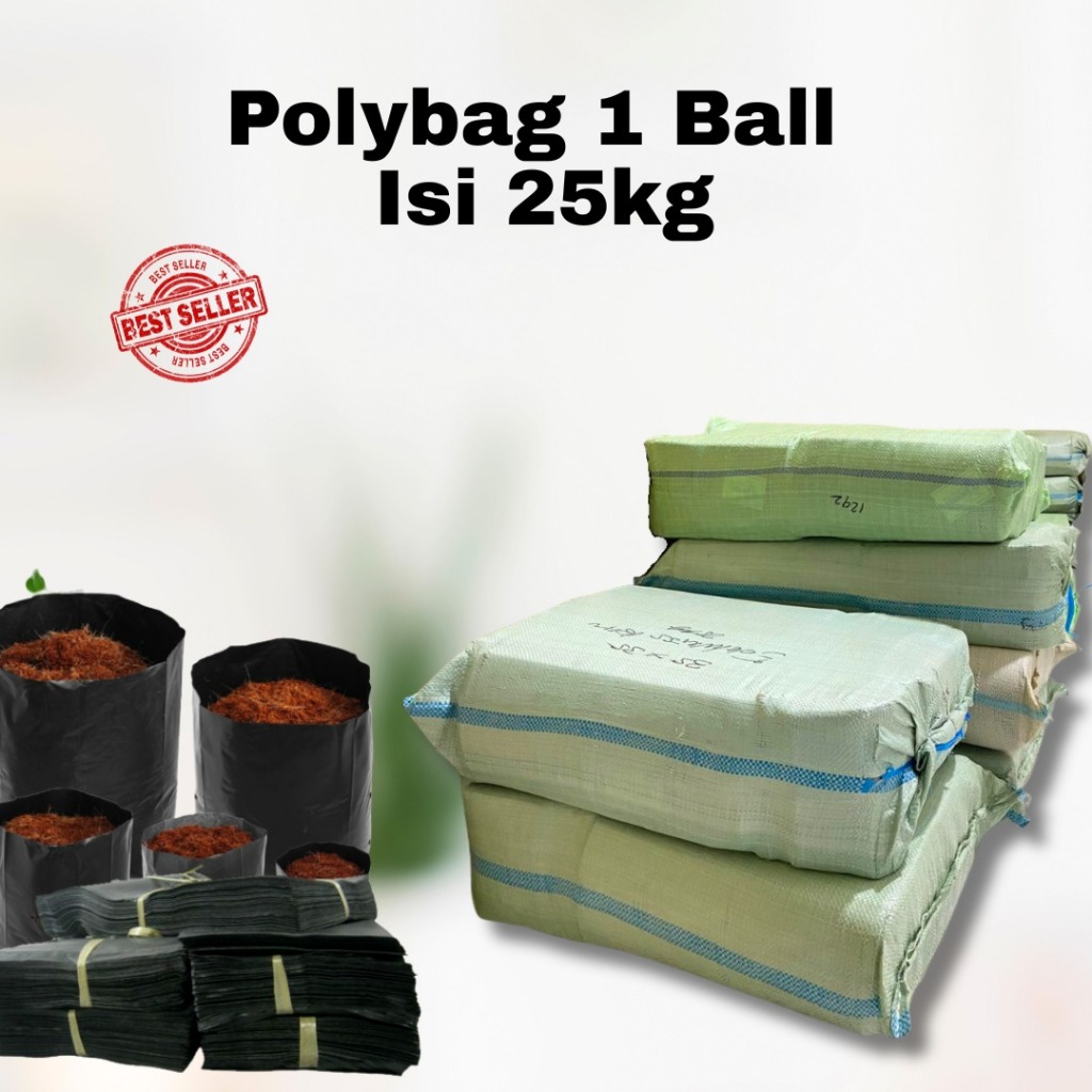 Polybag 1 ball 25kg-Polybag Tanaman 1 ball isi 25kg-Polybag Tanaman Murah