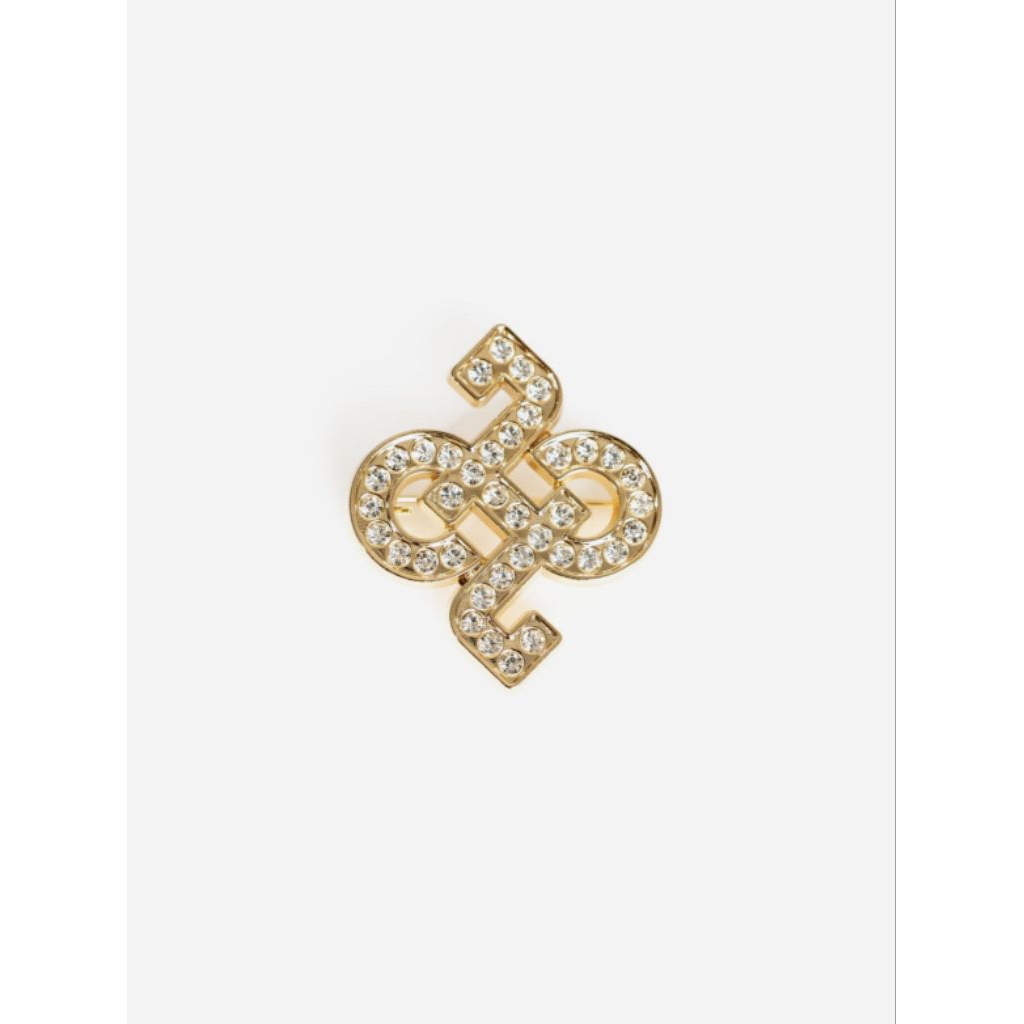 (NEW) Heaven Lights HL Crystal Autonoma Brooch - Gold