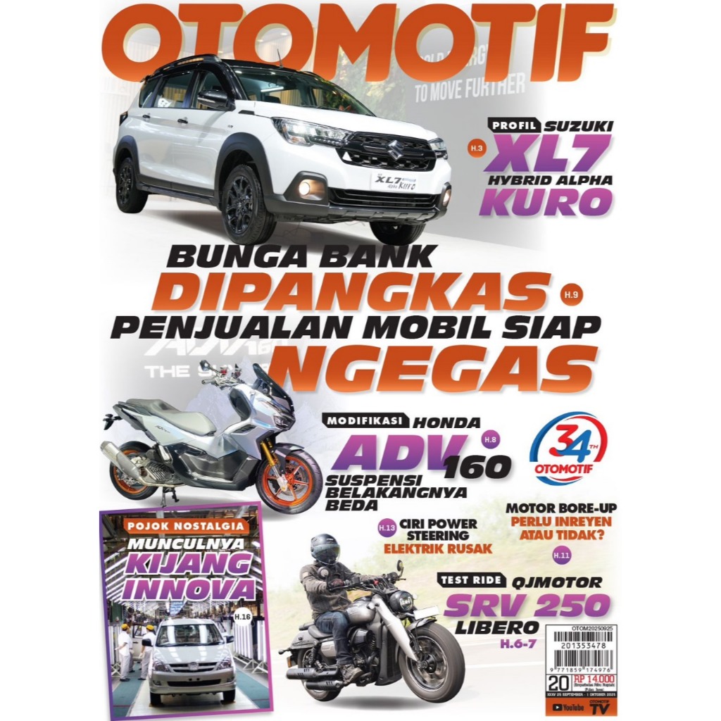 Tabloid Otomotif edisi September 2025 - Otomotif No,20